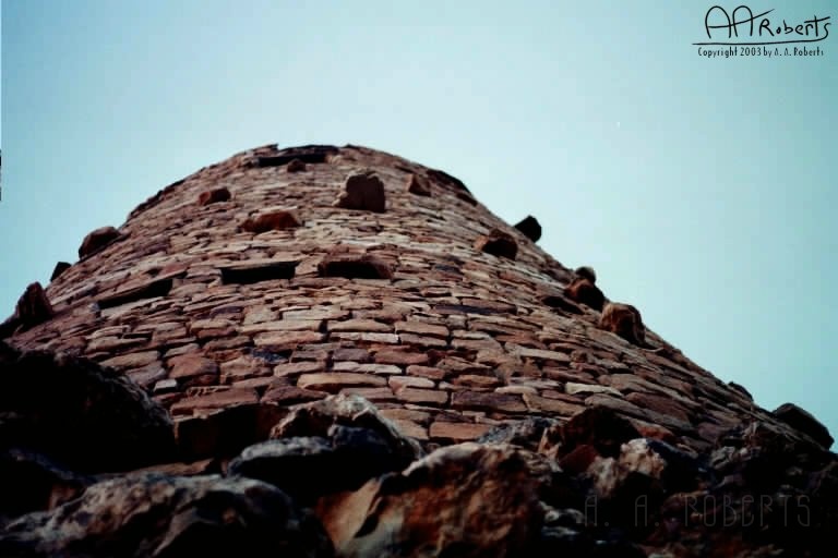 Grand Canyon  Tower.jpg - Looking up a tower near the cliff walls.